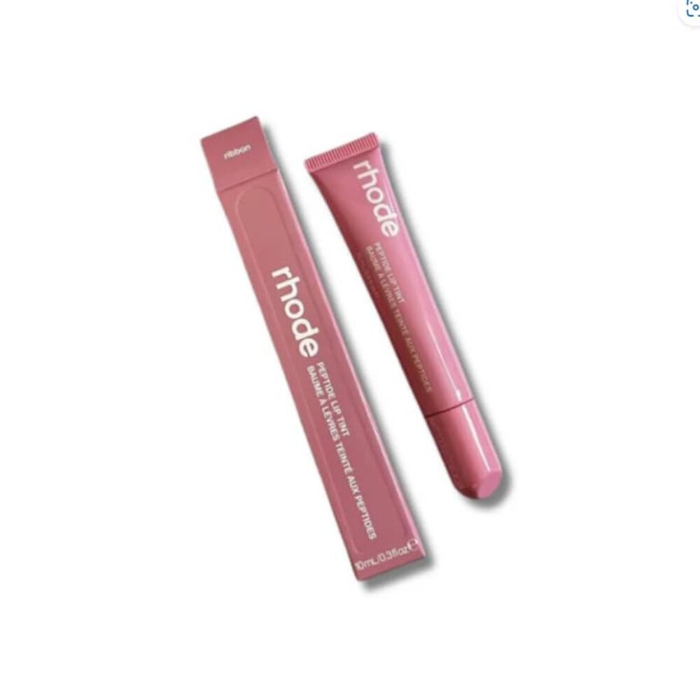 Rhode Peptide Lip Tint, Sheer Color and Hydrating Finish, 3 fl oz, 10ml (Ribbon)
